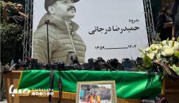 «حمیدرضا درجاتی» از مقابل خانه هنرمندان تشییع شد